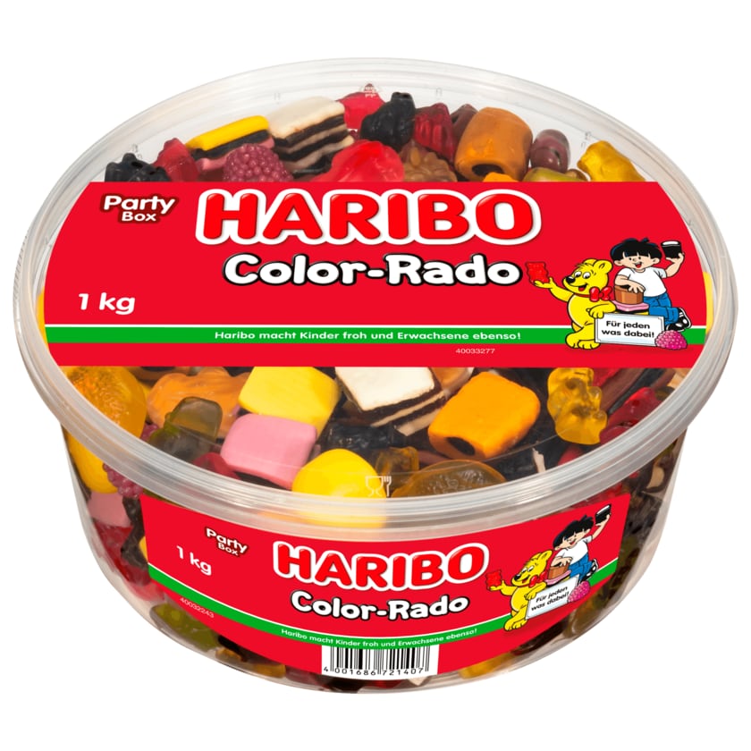 Haribo Color-Rado 1kg Dose